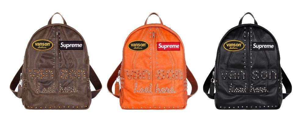 Supreme 2025AW Week15発売予定アイテムまとめ|ブランド古着買取専門店LIFESupreme®/Vanson Leathers®/b.b. Simon Backpack 286,000円 画像