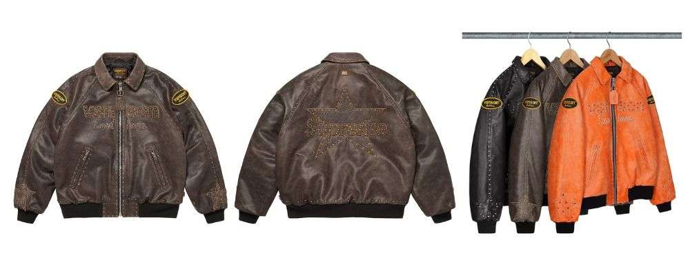 Supreme 2025AW Week15発売予定アイテムまとめ|ブランド古着買取専門店LIFESupreme®/Vanson Leathers® b.b. Simon Jacket 495,000円画像