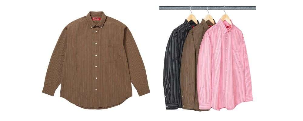 Supreme 2025AW Week15発売予定アイテムまとめ|ブランド古着買取専門店LIFEPinstripe Shirt 26,400円 画像