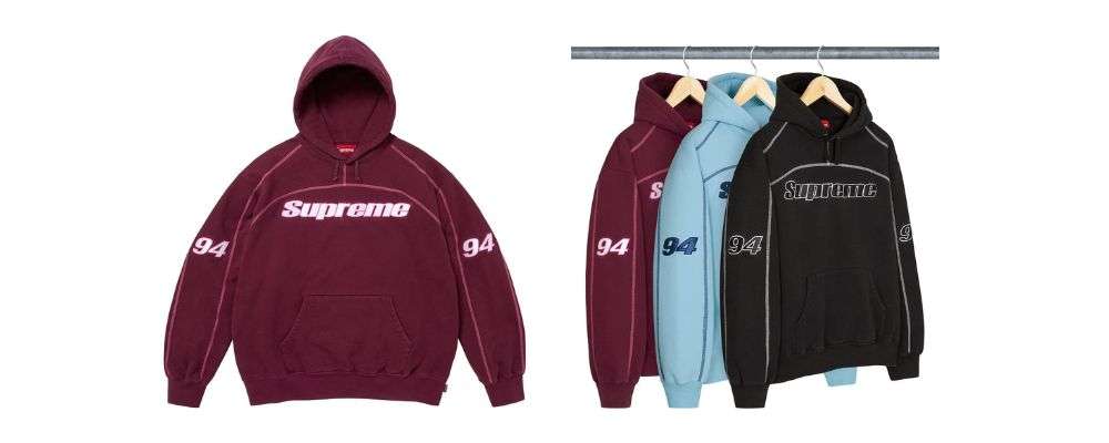 Supreme 2025AW Week15発売予定アイテムまとめ|ブランド古着買取専門店LIFEOverlock Hooded Sweatshirt 30,800円 画像