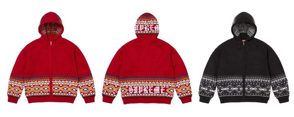 Supreme 2025AW Week16発売予定アイテムまとめ|ブランド古着買取専門店LIFEBeaded Zip Up Hooded Sweater 69,300円 画像