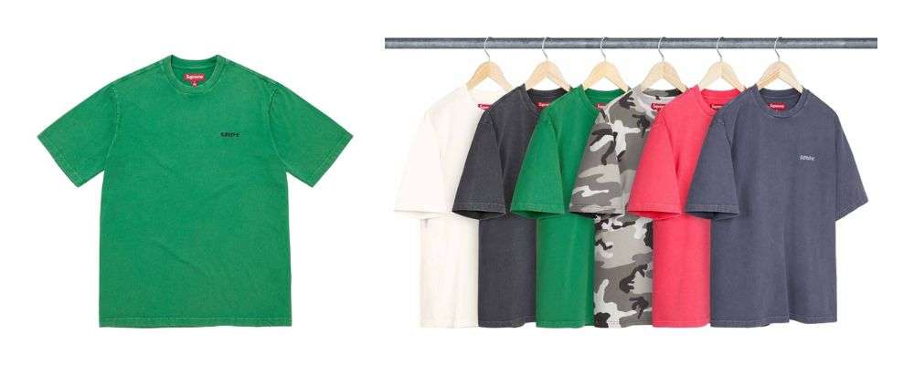 Supreme 2025AW Week16発売予定アイテムまとめ|ブランド古着買取専門店LIFEWashed S/S Top 11,000円画像