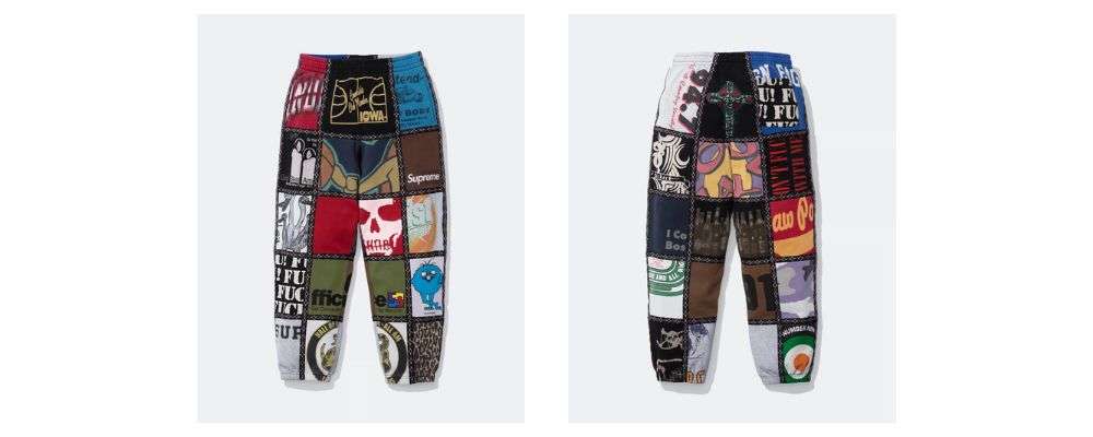 Supreme 2025AW Week16発売予定アイテムまとめ|ブランド古着買取専門店LIFESupreme®/Number (N)ine® Patchwork Sweatpant 42,900円画像