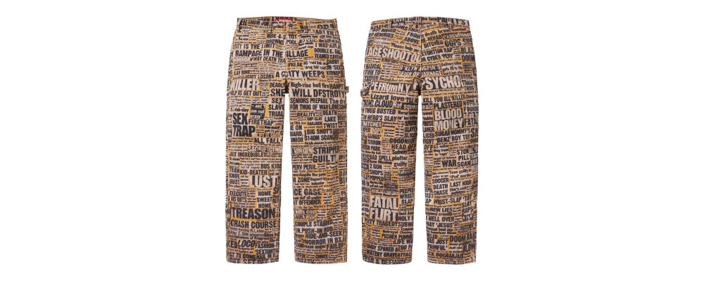 Supreme 2025AW Week17発売予定アイテムまとめ｜ブランド古着買取専門店LIFESupreme/Dash Snow Double Knee Painter Pant 42,900円画像