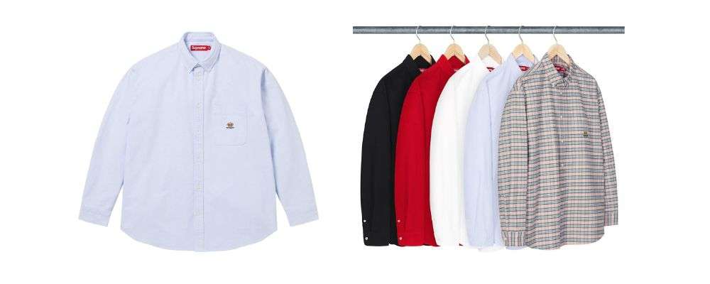 Supreme 2025AW Week17発売予定アイテムまとめ｜ブランド古着買取専門店LIFELoose Fit Flannel Oxford Shirt 26,400円画像