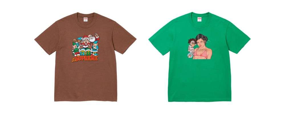 Supreme 2025AW Week17発売予定アイテムまとめ｜ブランド古着買取専門店LIFENaughty Tee 7,700円 / Angel Tee 7,700円画像