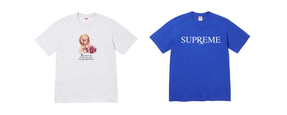 Supreme 2025AW Week17発売予定アイテムまとめ｜ブランド古着買取専門店LIFEDust Tee 7,700円 / RX Tee 7,700円画像
