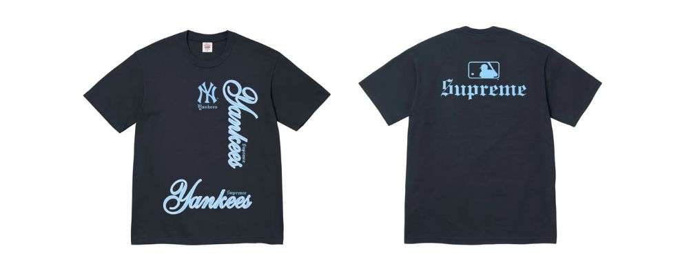 Supreme 2025AW Week17発売予定アイテムまとめ｜ブランド古着買取専門店LIFEMLB Teams Tee New York Yankees™ 9,900円画像