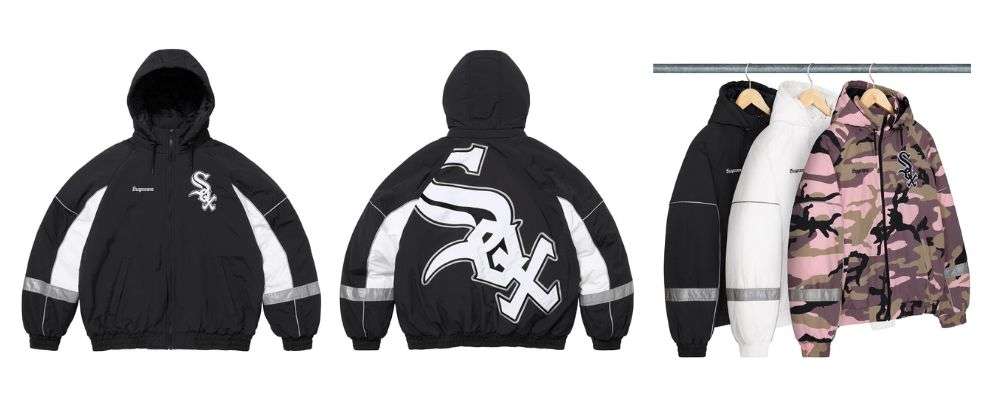 Supreme 2025AW Week17発売予定アイテムまとめ｜ブランド古着買取専門店LIFESupreme®/Chicago White Sox™ Stadium Jacket 71,500円画像