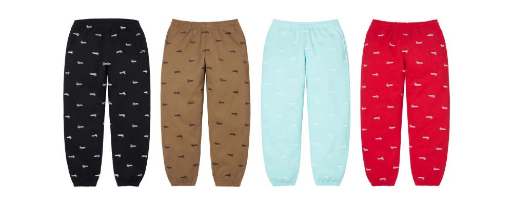 Supreme 2025AW Week18発売予定アイテムまとめ｜ブランド古着買取専門店LIFERepeat Script Sweatpant 28,600円画像