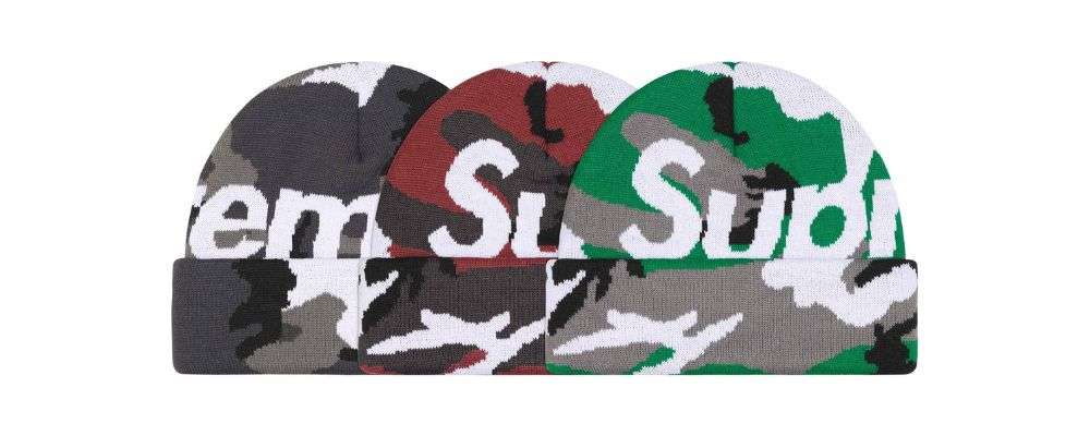 Supreme 2025AW Week18発売予定アイテムまとめ｜ブランド古着買取専門店LIFECamo Big Logo Beanie 8,250円画像