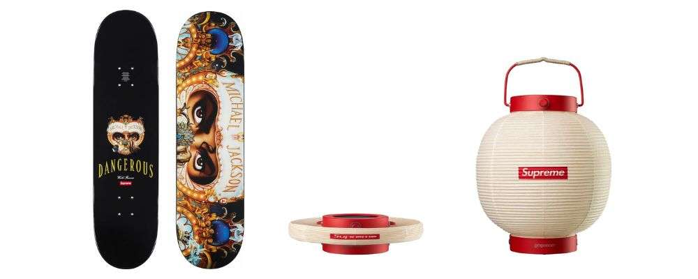 Supreme 2025AW Week18発売予定アイテムまとめ｜ブランド古着買取専門店LIFEMichael Jackson® Dangerous Skateboard 16,500円 / Supreme®/goyemon Lantern 66,000円画像