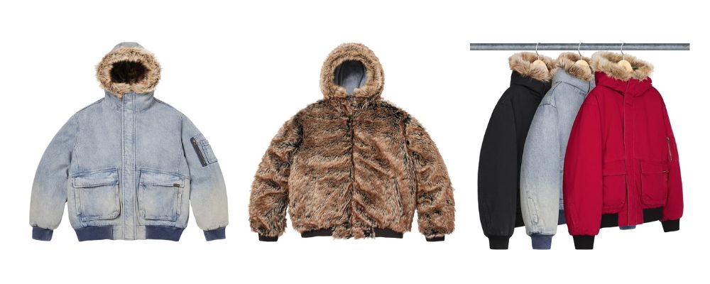 Supreme 2026SS Week1発売予定アイテムまとめ|ブランド古着買取専門店LIFEReversible Faux Fur Hooded Work Jacket 92,400円画像