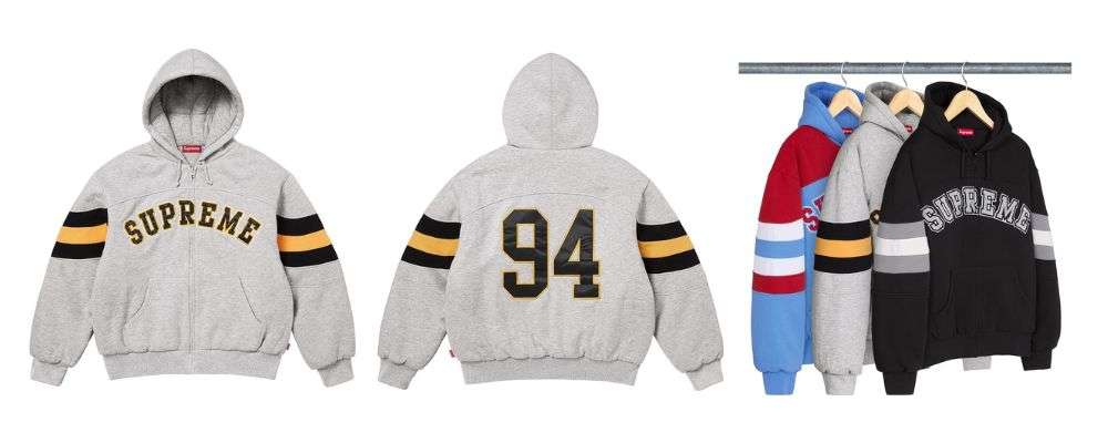 Supreme 2026SS Week1発売予定アイテムまとめ|ブランド古着買取専門店LIFEFilled Zip Up Hooded Sweatshirt 37,400円画像