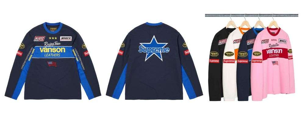 Supreme 2026SS Week1発売予定アイテムまとめ|ブランド古着買取専門店LIFESupreme®/Vanson Leathers® L/S Top 26,400円画像