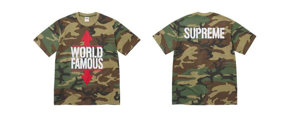 Supreme 2026SS Week1発売予定アイテムまとめ|ブランド古着買取専門店LIFEWorld Famous Tee 7,700円画像