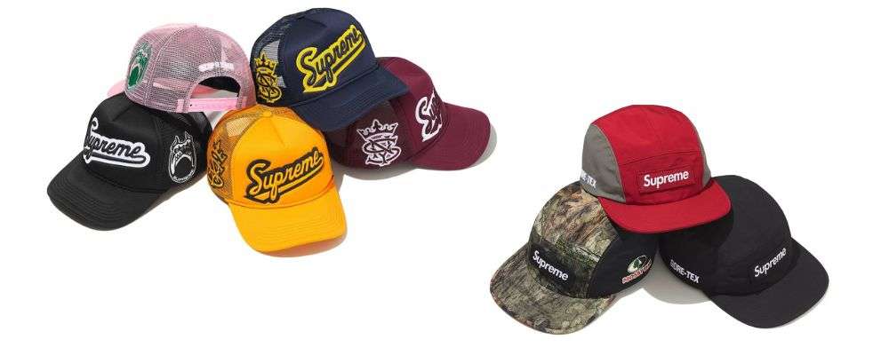 Supreme 2026SS Week1発売予定アイテムまとめ|ブランド古着買取専門店LIFEUniversity Mesh Back 5-Panel 8,800円 / GORE-TEX Camp Cap 11,000円画像