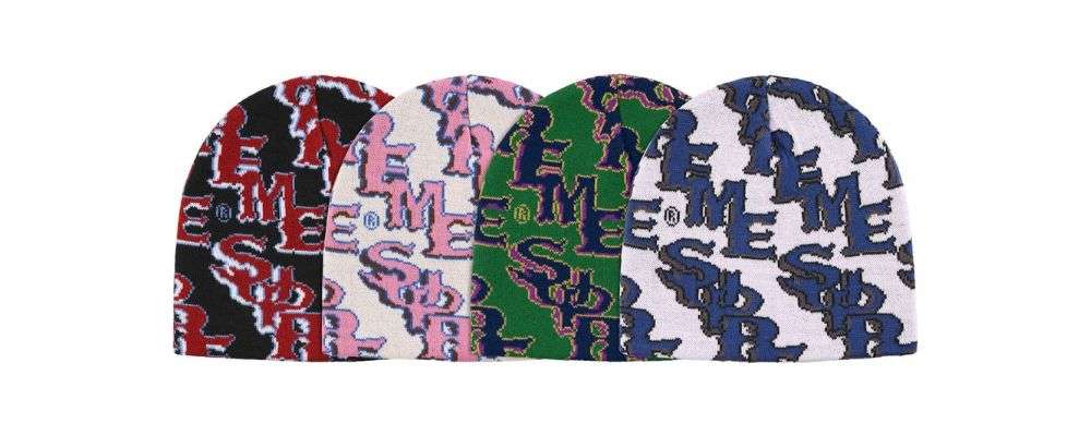 Supreme 2026SS Week1発売予定アイテムまとめ|ブランド古着買取専門店LIFESlanted Gothic Outline Beanie 7,700円画像