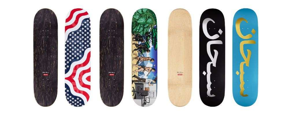 Supreme 2026SS Week1発売予定アイテムまとめ|ブランド古着買取専門店LIFEFlag Skateboard ※発売延期 / Evolution Skateboard 14,850円 / Arabic Logo Skateboard 14,850円画像
