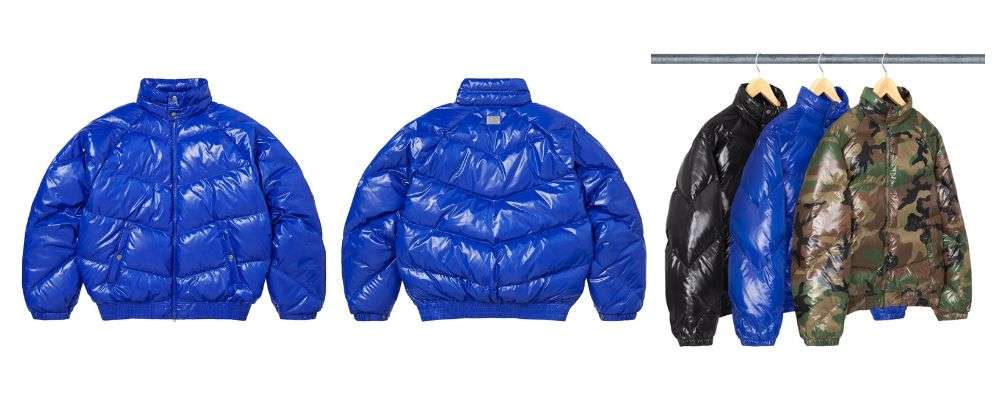 Supreme 2026SS Week1発売予定アイテムまとめ|ブランド古着買取専門店LIFESupreme®/Schott® Glossy Lightweight Down Puffer Jacket 71,500円画像