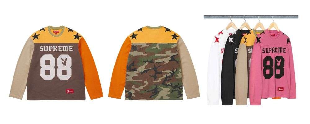 Supreme 2026SS Week3発売予定アイテムまとめ|ブランド古着買取専門店LIFESupreme®/Playboy® L/S Football Top 22,000円画像
