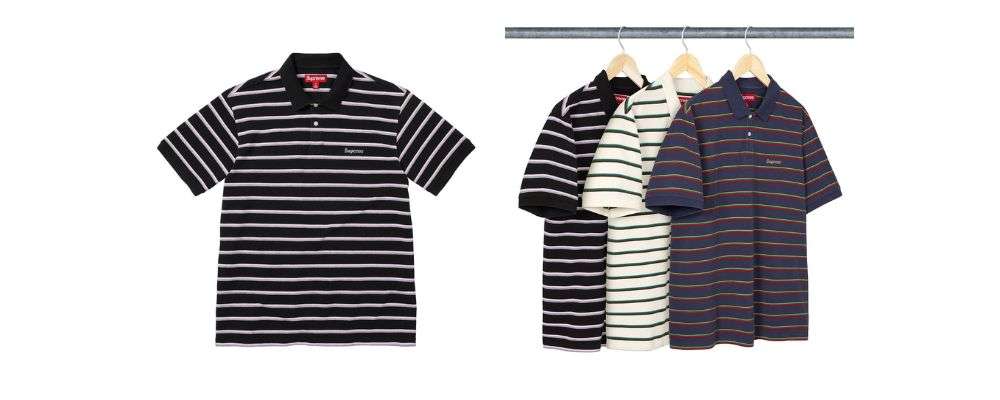Supreme 2026SS Week3発売予定アイテムまとめ|ブランド古着買取専門店LIFEWashed Stripe Polo 19,800円画像