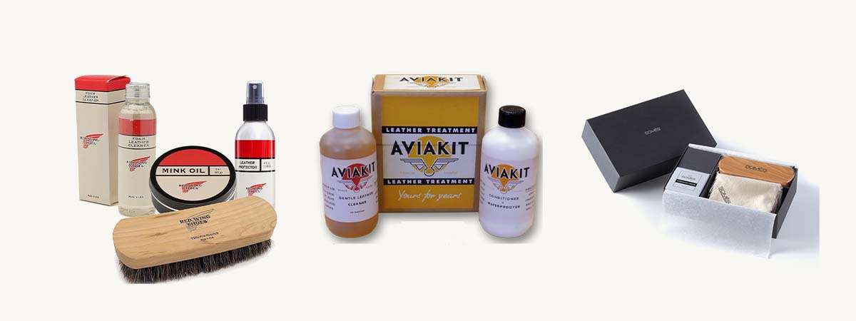 革製品 手入れ レザーメンテナンスに必要な基本アイテム|これだけは揃えたい! 画像