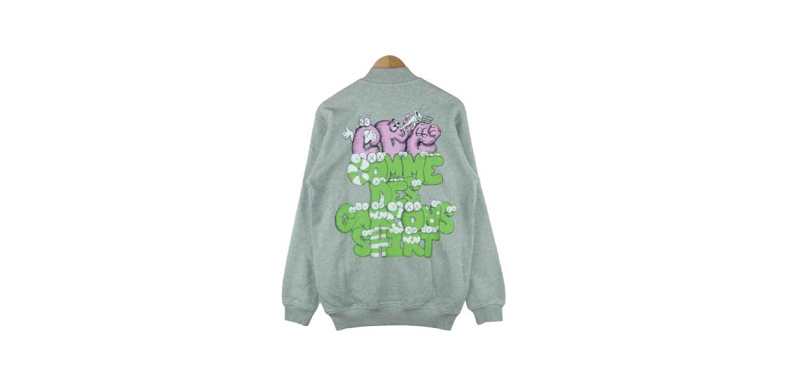 コムデギャルソンシャツ × カウズ ジップアップ スウェット買取実績