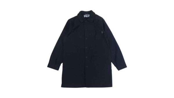 コムデギャルソン 18AW SZ-J009 ルラブルール フランス製 CDGバックロゴプリント カバーオール ジャケット コート ブラック 買取実績