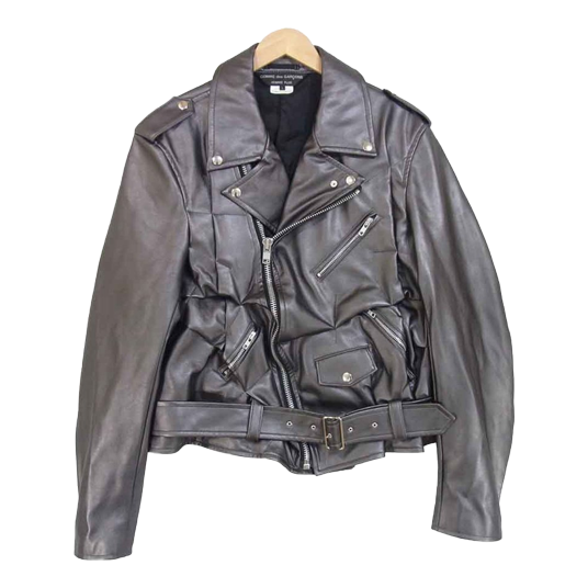 コムデギャルソンオムプリュス PG-J016 SYNTHETIC LEATHER ライダース