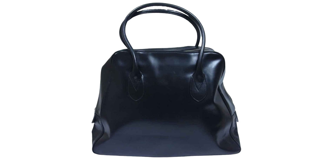 COMME des GARCONS katsuyuki yoshida 台形 レザー バッグ ブラック買取実績