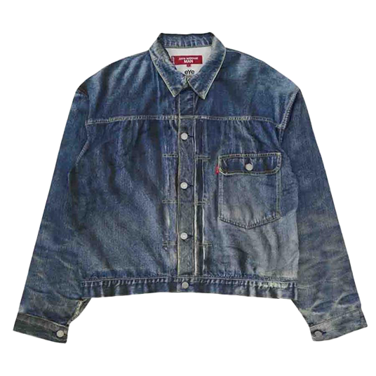 【極美品】Levi's ジュンヤワタナベ コムデギャルソン デニム 転写 203 JUNYA WATANABE COMME des GARCONS ジュンヤワタナベ コムデギャルソン