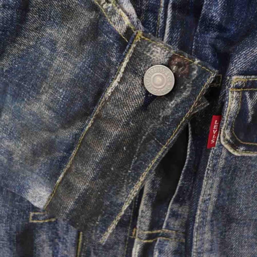 ジュンヤワタナベコムデギャルソン eye × LEVI'S ベルベルジン 22SS WI-J907-100 転写プリント デニムジャケット 買取実績 画像