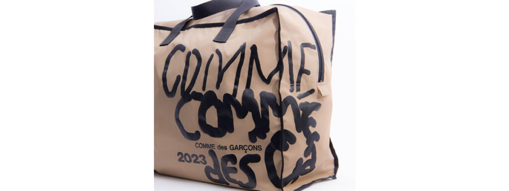 コムデギャルソンの新作「メッセージ ショッピングバッグ（ナイロン素材）」 画像