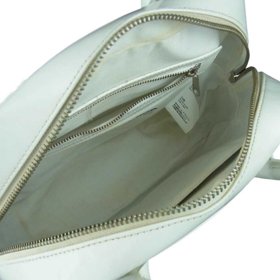コムデギャルソン OZ-K206 吉田カバン 台形ステアバッグ カウレザー ハンド バッグ ホワイト 買取実績 画像