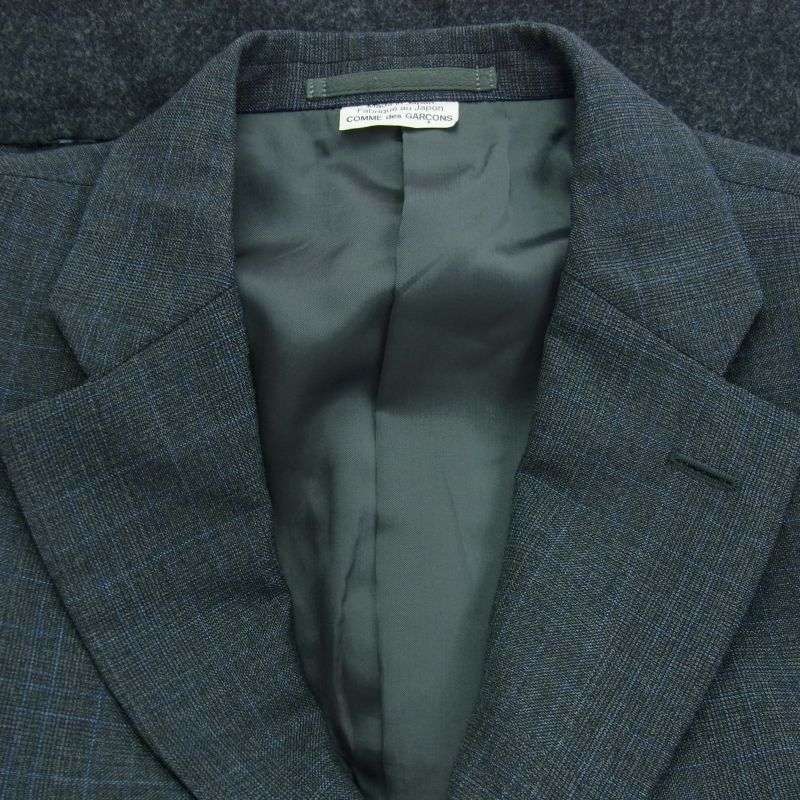 コムデギャルソンオムドゥ 19AW DD-J028 ウール ドッキング チェック テーラードジャケット 買取実績 画像