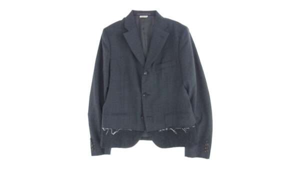 コムデギャルソンオムドゥ 19AW DD-J028 ウール ドッキング チェック テーラードジャケット 買取実績