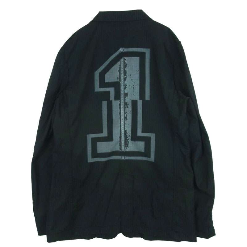 ブラックコムデギャルソン 1H-J017 再構築ブレザー ストライプ バックプリント ジャケット 買取実績 画像