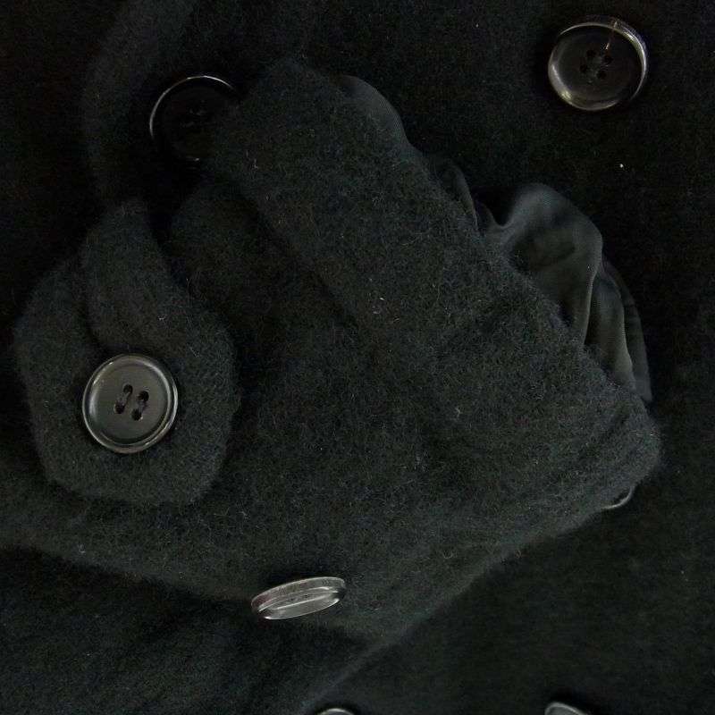 ブラックコムデギャルソン 22AW AD2022 1J-C001 ウール縮絨 Pコート ハーフコート 買取実績 画像