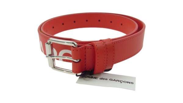 コムデギャルソン COW HIDE カウハイド レザー ロゴ ベルト 買取実績