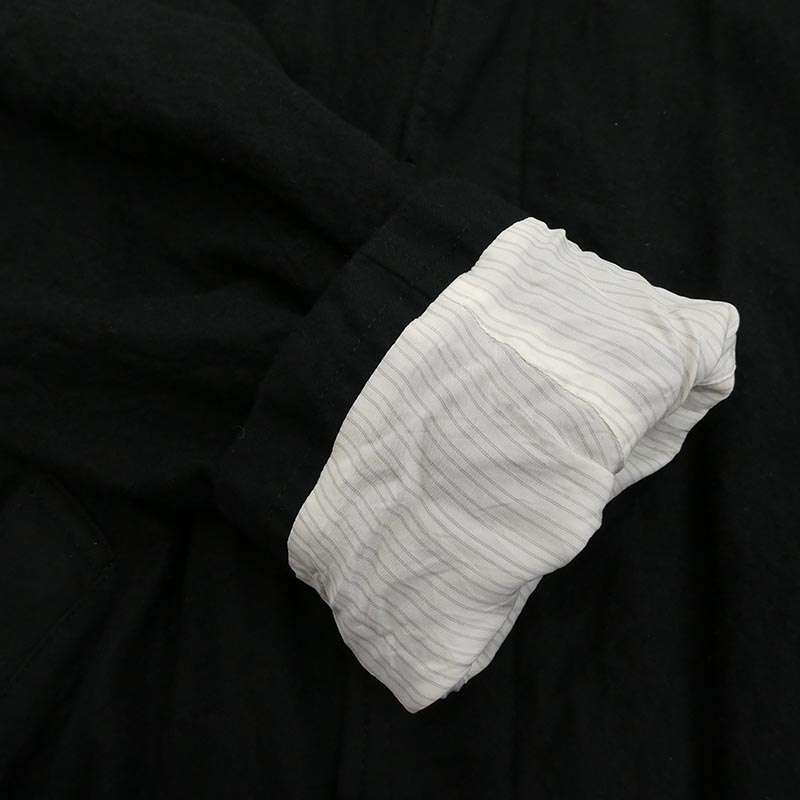 コムデギャルソンオム 24AW HN-C101 ウールサージ 縮絨 ステンカラー コート 買取実績 画像