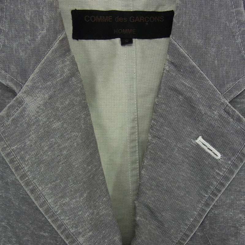 コムデギャルソンオム AD2000 HJ-10016S 00s 田中オム 3B テーラードジャケット ブレザー 買取実績 画像