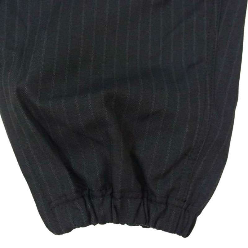 コムデギャルソンオム AD2022 HK-P026 リネン混 裏地カモ ヘリンボーンストライプ 裾ドローコード カーゴパンツ 買取実績 画像