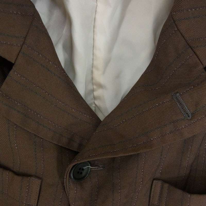 コムデギャルソンオムドゥ AD2023 DM-J030 エステルカチオン染 ストライプ ジャケット 買取実績 画像