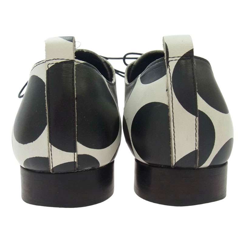 コムデギャルソンオムプリュス 13SS PK-K105 内羽根 ドット柄 レザー オックスフォード シューズ 買取実績 画像