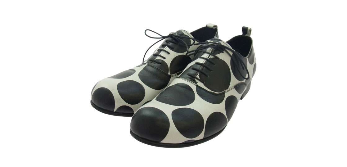 コムデギャルソンオムプリュス 13SS PK-K105 内羽根 ドット柄 レザー オックスフォード シューズ 買取実績