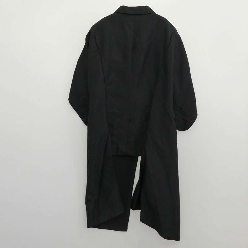 コムデギャルソンオムプリュス 20AW PF-J068 色の抵抗期 ポリエステル縮絨 ポリ縮 製品加工 後染 マント ジャケット 買取実績 画像