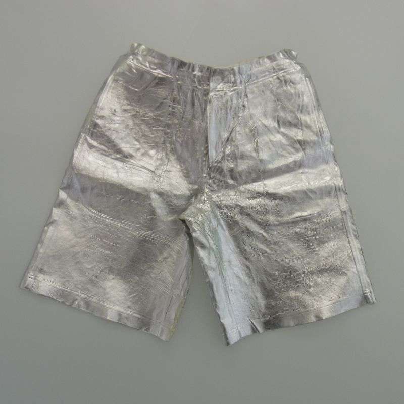 コムデギャルソンオムプリュス 21SS PG-T028 メタリック加工 シルバーコーティング 製品加工 ショーツ ハーフパンツ 買取実績 画像