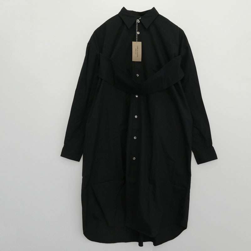 コムデギャルソンオムプリュス 22AW PJ-B013 nomad期 綿シャツ デザイン 長袖 ロング シャツ 買取実績 画像
