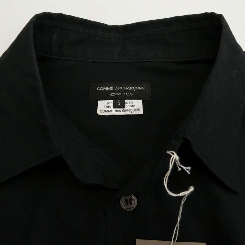 コムデギャルソンオムプリュス 22AW PJ-B013 nomad期 綿シャツ デザイン 長袖 ロング シャツ 買取実績 画像